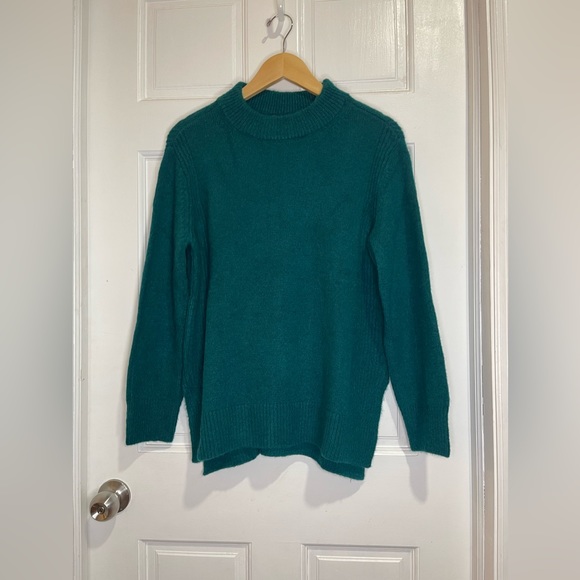 Knit Sweater-Teal 
Color - Picture 7 of 12